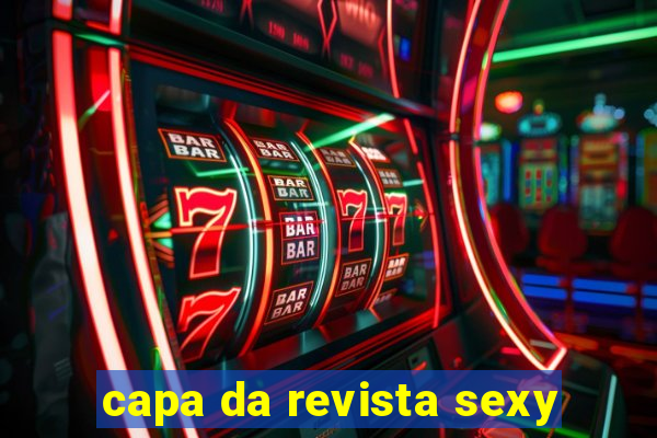 capa da revista sexy